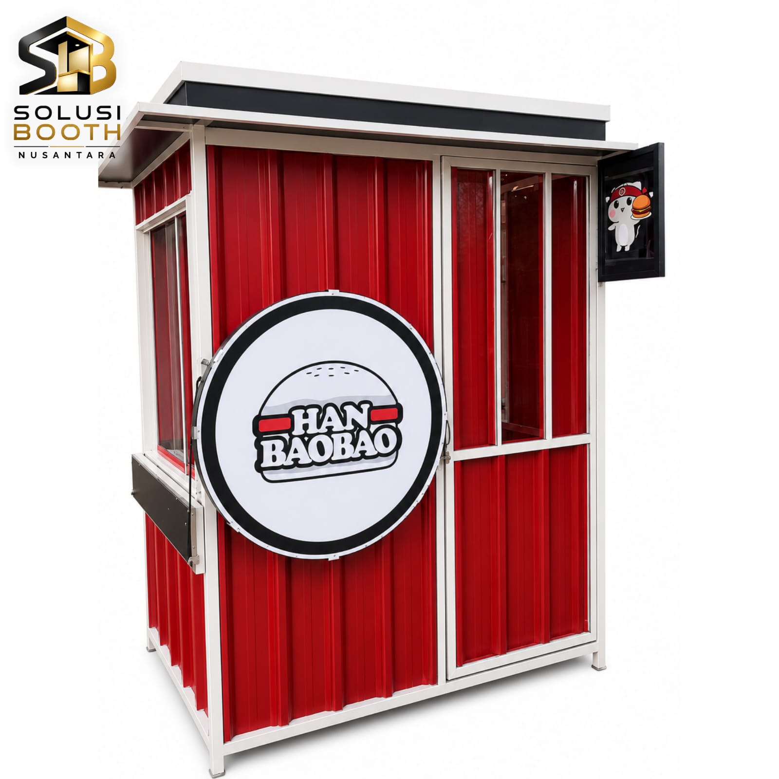 Booth Container Ukuran 1,5x1,2m